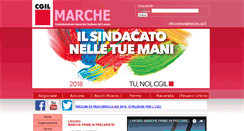 Desktop Screenshot of marche.cgil.it